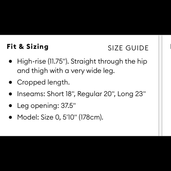 Banana Republic High Rise Tencel Culottes NWT Ecru - Picture 6 of 6